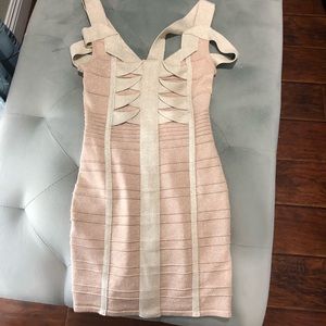 ANGL gold dress